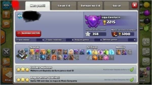 CV9 barato com 2384 gemas - Clash of Clans