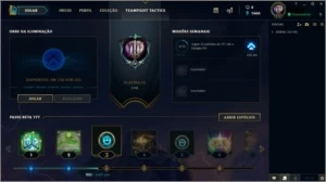 CONTA OURO 4 SOLO/DUO e PLATINA 4 TFT - League of Legends LOL