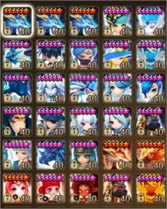 CONTA SUMMONERS WAR, COM NAT5 LD LATE GAME