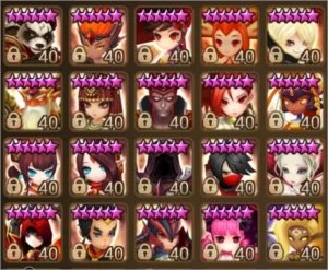CONTA SUMMONERS WAR, COM NAT5 LD LATE GAME