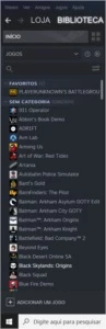 conta steam 107 jogos