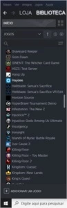 conta steam 107 jogos