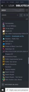 conta steam 107 jogos
