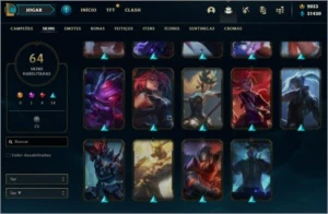 Conta D1 league of legends, 64skin, 2kdrp, 30k essencia azul LOL