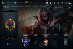 Conta D1 league of legends, 64skin, 2kdrp, 30k essencia azul LOL