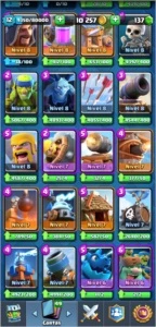 Conta Clash Royale Toop+Conta Clash Of Clans
