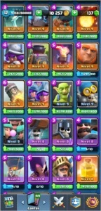 Conta Clash Royale Toop+Conta Clash Of Clans