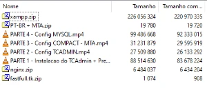 Tutorial-vídeos compactador (Fastdownload) TCAdmin - MTA:SA - Outros