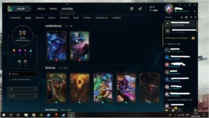 Conta de Lol - League of Legends