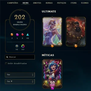 Compte League Of Legends - Niveau 183, 33K BE, 168 Skins, Neuf (non Utilisé)