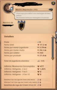 Conta servidor NA com 310D de premium e fundador cristal EU - Albion Online