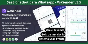 Script WA Sender 4.3 Atualizado Envio Msg Automatico - Others