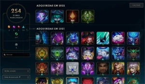 Conta de LOL Nvl 381 Platina 1 com MMR De diamante 2 - League of Legends