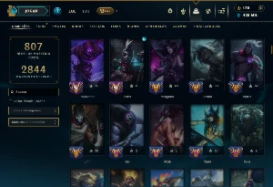 Ouro 2 com TODOS os Champs e 219 Skins ( MID / JG / SUP ) - League of Legends LOL