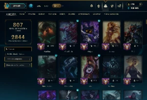 Ouro 2 com TODOS os Champs e 219 Skins ( MID / JG / SUP ) - League of Legends LOL