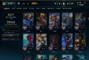 Ouro 2 com TODOS os Champs e 219 Skins ( MID / JG / SUP ) - League of Legends LOL