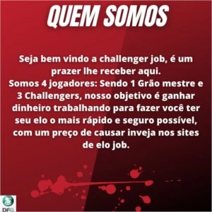 ELO JOB BARATO E RÁPIDO FEITO POR CHALLENGER - League of Legends LOL