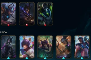 Conta LoL 325 Skins Diamante IV - League of Legends