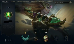 conta platina lol - League of Legends
