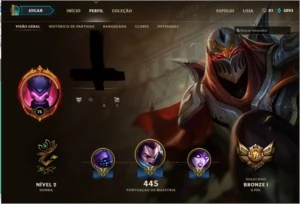 Conta Prata 3 123 Champs - League of Legends LOL