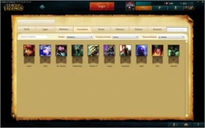 CONTA LOL LVL 14 +10 CAMPEÕES + 300 IP - League of Legends