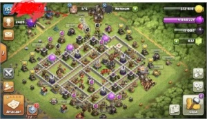 CV 11 FULL COM ESPAÇO EXTRA DE LAYOUT + 800 GEMAS - Clash of Clans