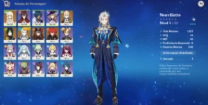 Conta Reroll neuvillette+bis e hu tao - Genshin Impact