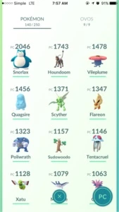Conta Pokémon Lvl 32 NO SNIPPED (sem risco banimento)