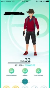 Conta Pokémon Lvl 32 NO SNIPPED (sem risco banimento)