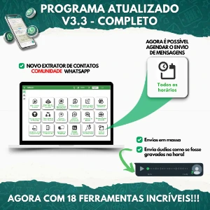 Wa Sender + Completo  3.3 + Código Fonte + Chave De Licença - Outros