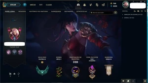 Platina 4, ótima pra iniciar no jogo ou continuar ! - League of Legends LOL