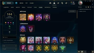 Platina 4, ótima pra iniciar no jogo ou continuar ! - League of Legends LOL