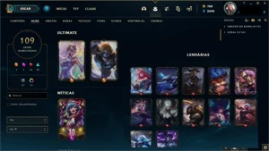Platina 4, ótima pra iniciar no jogo ou continuar ! - League of Legends LOL