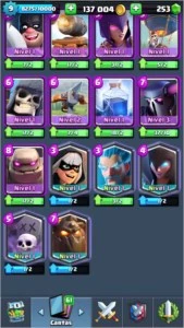 Clash Royale nv09 100k+ de Ouro, 10 Lendárias e Desafiante I