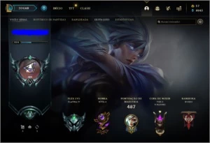 Conta Plat 4 - 176 skins - 126 campeões - League of Legends LOL