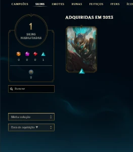 Conta Prata IV - Sea Dog Yasuo - League of Legends LOL