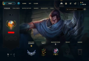 Conta Prata IV - Sea Dog Yasuo - League of Legends LOL