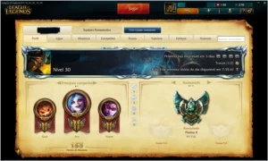 League Of Legends - Platina 2 - Borda Diamante S5 LOL