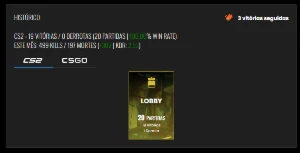 Conta lvl20 GC 100% winrate