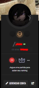 Conta lvl20 GC 100% winrate - Counter Strike CS