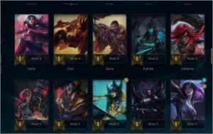 Conta de league of legends, Platina LOL