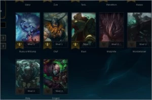 Conta de league of legends, Platina LOL
