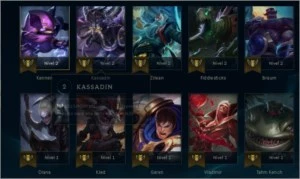 Conta de league of legends, Platina LOL