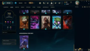 Conta lol Unranked 70 skins (FULL ACESSO) - League of Legends