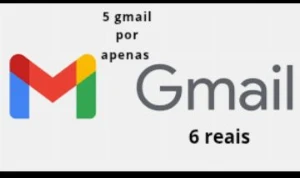 5 Gmails Novos Por Apenas 6$ - Outros