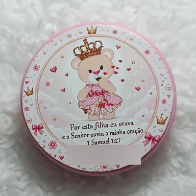 Pezinho rosa - Kit 10 Lembrancinhas - Artesanato e Personalizados