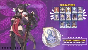 Ayaka + Espadão Celestial + 18 Dias de Benção da Lua. AR 26 - Genshin Impact