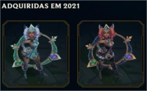 CONTA PLATINA 3 LOL MONO QIYANA - League of Legends