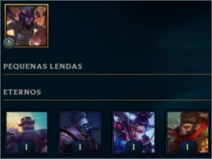 CONTA PLATINA 3 LOL MONO QIYANA - League of Legends