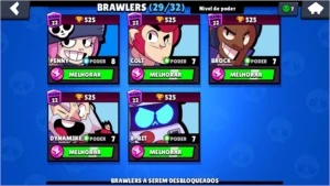 Conta Brawl Stars 15k - 3 Lendários